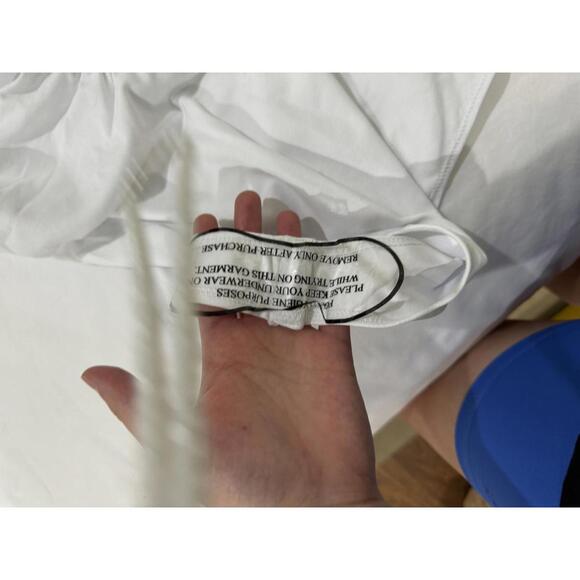 NWT Princess Polly Bekks White Stretchy Sleeveless Bodysuit- Size 8 - Picture 7 of 8